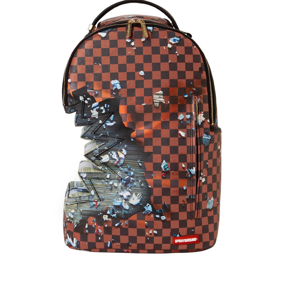 COPY - Sprayground Shark Bite Money Explosion Limited Edition Backpack 910B4544…